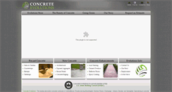 Desktop Screenshot of concrete-evolutions.com