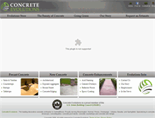 Tablet Screenshot of concrete-evolutions.com